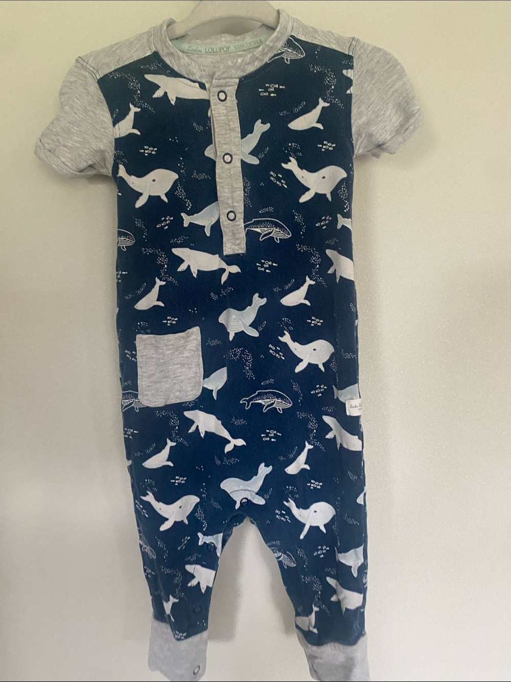 Beluga whale Lou Lou Lollipop Vancouver romper